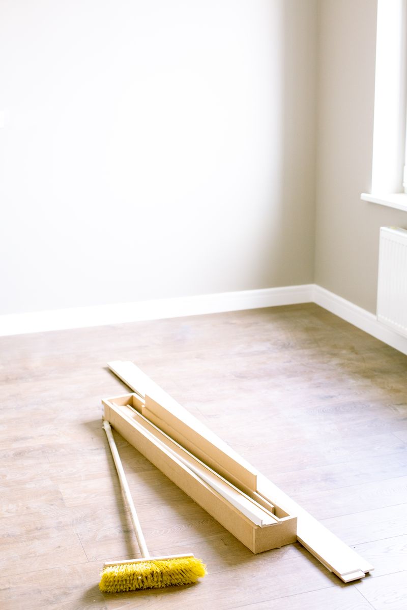 Instalación de piso de madera
